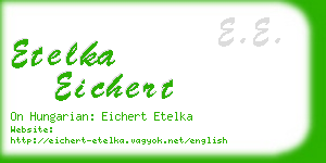 etelka eichert business card